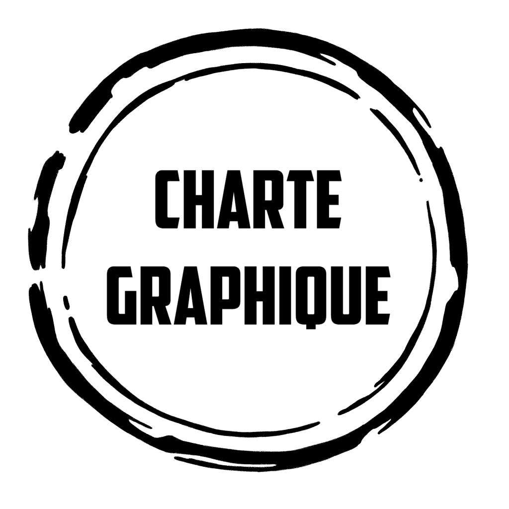 Logo de charte graphique façon tampon