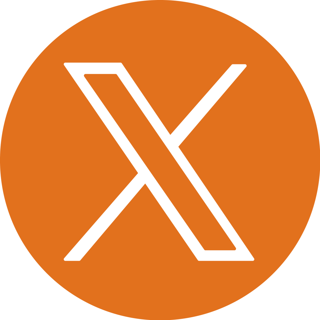 Icone Twitter orange