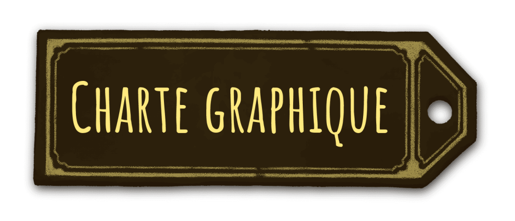 Etiquette noir pour titre Charte graphique