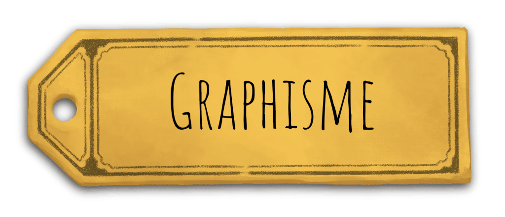 Etiquette jaune pour titre Graphisme