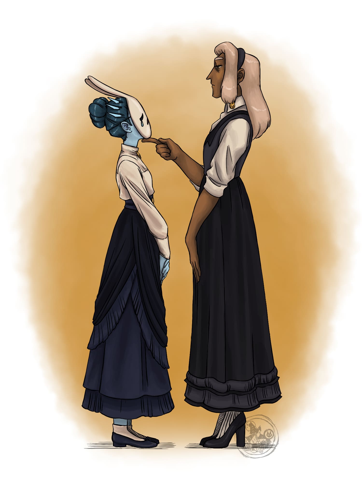 Mao-Mao et Aritéria, personnages du "Manoir sans fin"