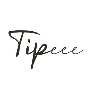 Logo Tipeee noir sur fond blanc pour le Manoir sans fin